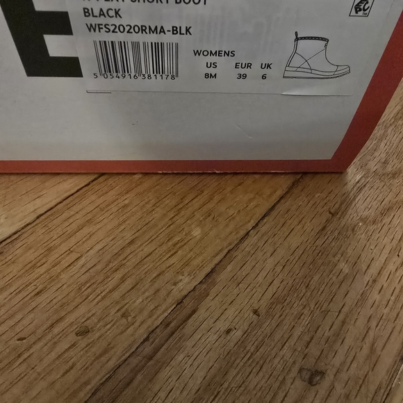 Hunter Black Ankle Boots - Picture 4 of 4